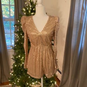 Sequin romper size M